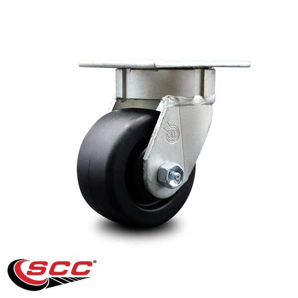 4 Inch Kingpinless Polyolefin Wheel Swivel Top Plate Caster